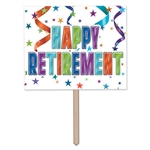 Happy Retirement Yard Sign