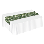 Palm Leaf Fabric Table Runner