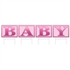 All Weather "Baby" Yard Sign - Pink