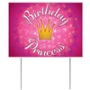 All Weather Birthday Princess Yard Sign