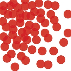 Add an inexpensive pop of color to your party or event decor with this Bulk Tissue Confetti in Red.  Confetti is 1 inch diameter, each package contains 8.8 ounces.