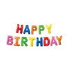 Happy Birthday Balloon Streamer - Multi Color
