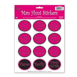 Man Hunt Stickers (1 sheet/pkg)