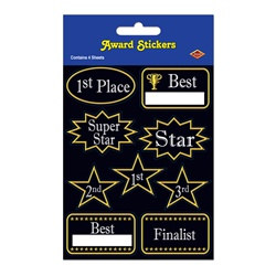 Award Stickers (4 sheets/pkg)