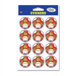 Portugal Soccer Stickers (2 Sheets Per Package)