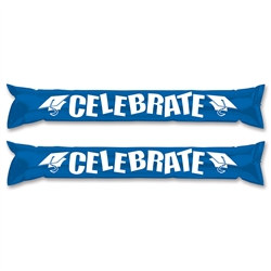 Blue and White Graduation Party Sticks