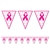 Pink Ribbon Pennant Banner