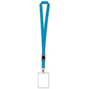 Blue Lanyard w/Card Holder