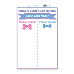 Gender Reveal Team Voting Tally Board