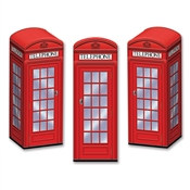 Phone Booth Favor Boxes (3 Per Package)