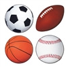 Sports Cutouts (4/pkg)