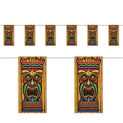 Tiki Pennant Banner