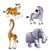 Jungle Animal Cutouts