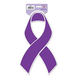 Purple Ribbon Cutout