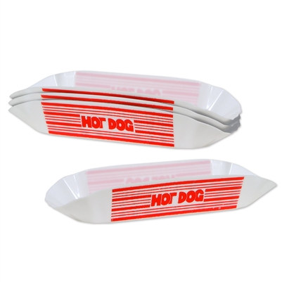 Plastic Hot Dog Holders (4/Pkg)