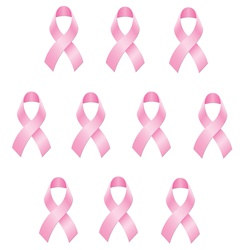 Mini Pink Ribbon Cutouts (10/pkg)