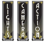 Lights, Camera, Action Cutouts (3/pkg)