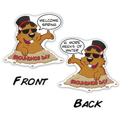 Groundhog Day Cutout (1/pkg)