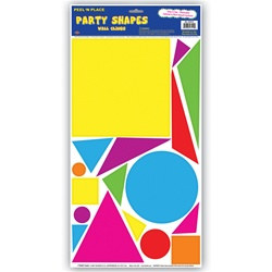 Party Shapes Peel N Place (17/sheet)