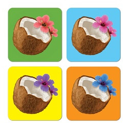 Coconut Coasters (8/pkg)