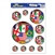 International Soccer Peel 'N Place (6/Sheet)