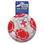 England Soccer Ball Peel 'N Place (1/Sheet)