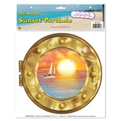 Sunset Porthole Peel N Place