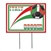 Italy Soccer Plastic Yard Sign