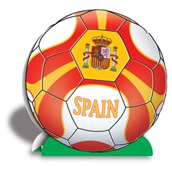 Spain Soccer 3-D Centerpiece