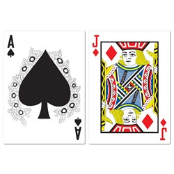 Jumbo Blackjack Cutouts (2/Pkg)