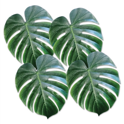 Tropical Palm Leaves (4 Leaves Per Package)