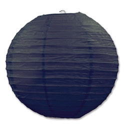 Black Paper Lanterns (3 Paper Lanterns Per Package)