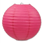 Cerise Paper Lanterns (3/Pkg)