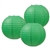 Green Paper Lanterns (3/Pkg)