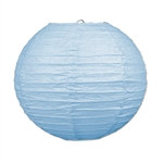 Light Blue Paper Lanterns