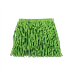 Green Child Mini Paper Raffia Hula Skirt (1/Pkg)