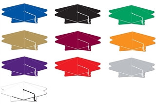 3-D Graduation Cap Centerpiece (Choose Color)