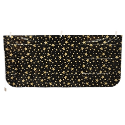 Pkgd Plastic Balloon Bag- Black and Gold