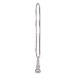 Silver Beads with Silver Bottle Opener (1/pkg)