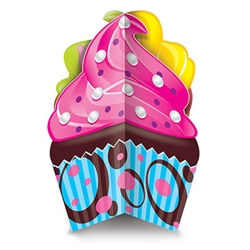 3-D Cupcake Centerpiece