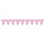 1st Birthday Pennant Banner (Pink)