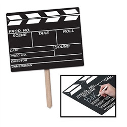 Chalkboard Clapboard Yard Sign