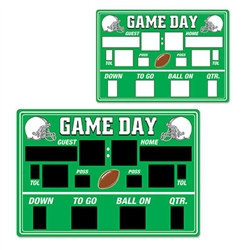 Chalkboard Game Day Scoreboard Cutout