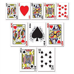 Mini Playing Card Cutouts