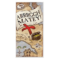 Treasure Map Door Cover