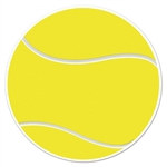 Tennis Ball Cutout