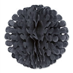 Black Tissue Flutter Ball, 19 Inches