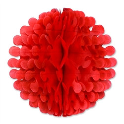 Red Tissue Flutter Ball, 19 Inches