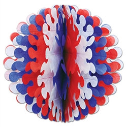 Red, White, and Blue Tissue Flutter Ball