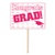 Pink Congrats Grad Yard Sign